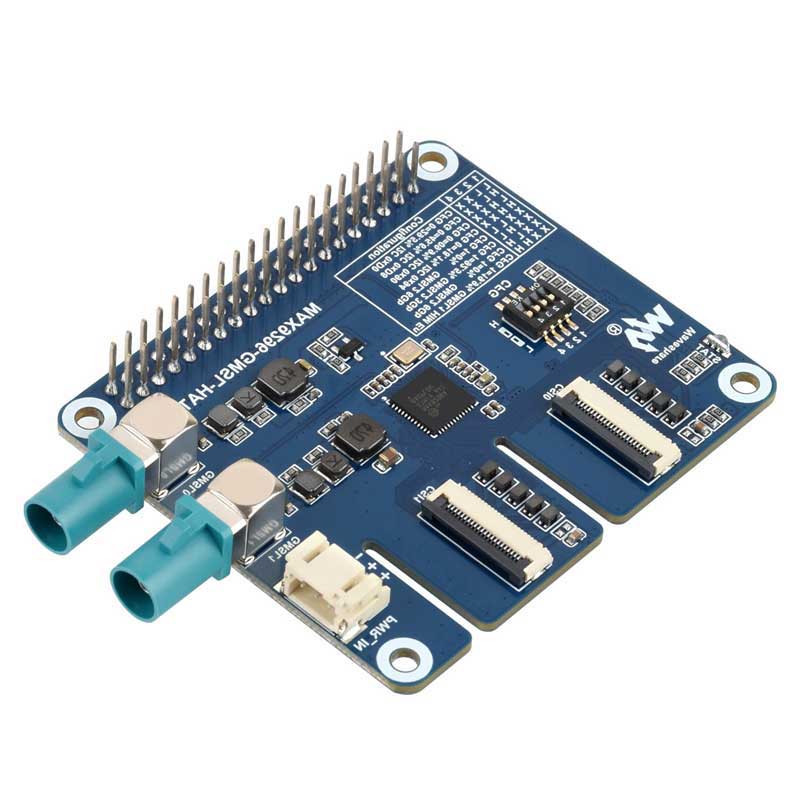 MAX9296A GMSL Camera Adapter Board 2-Ch High-Speed And Low-Latency Transmission Long distance For Raspberry Pi 5 Jetson Orin Nano/NX