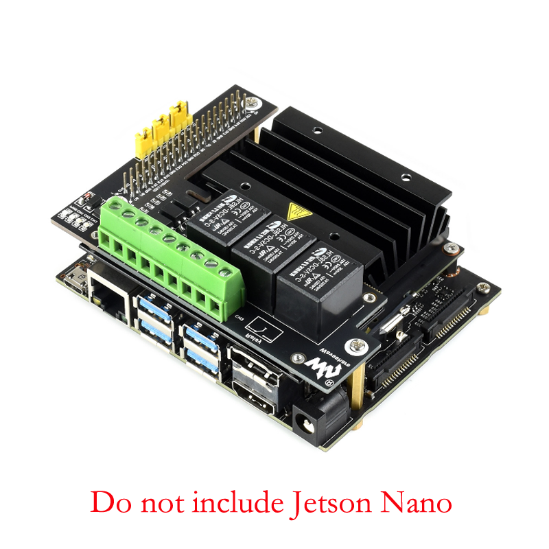 Jetson Nano Quality 3 Ch Relay Expansion Board Optocoupler Isolation