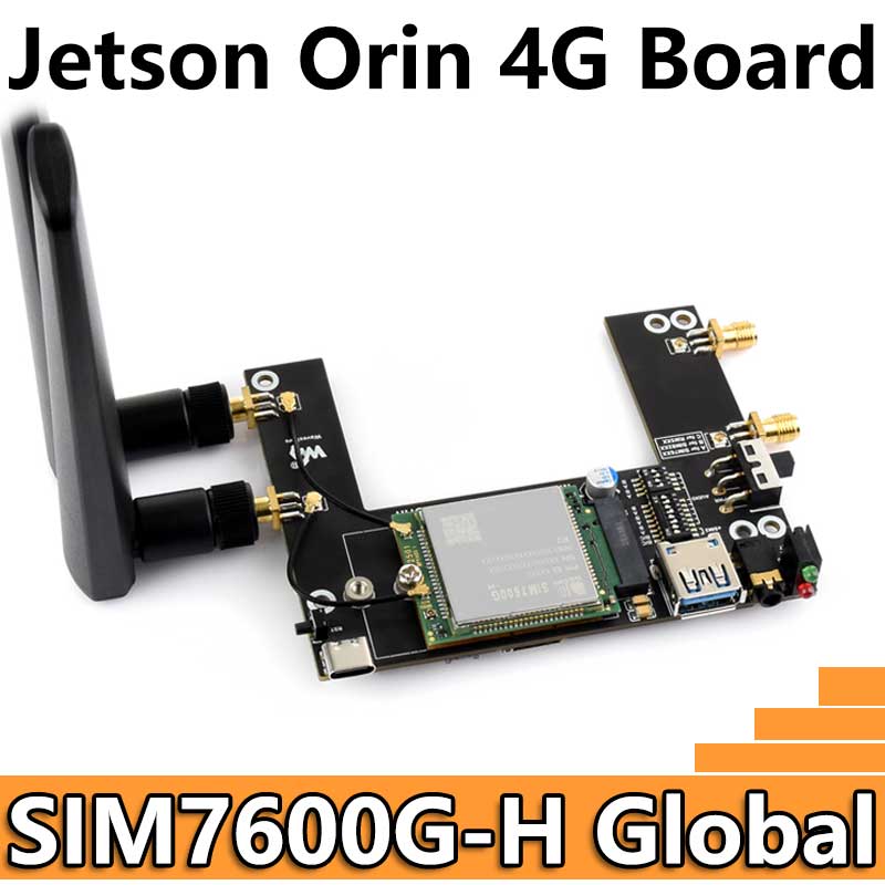 Jetson Orin 4G/3G/2G expansion board GNSS GPS SIM7600G-H-M.2