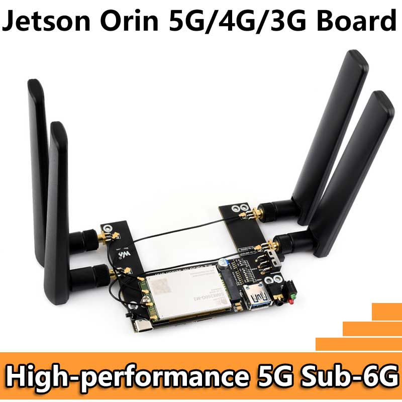 Jetson Orin 5G/4G/3G expansion board GNSS GPS SIM8260G-M2 SIM8262E-M2