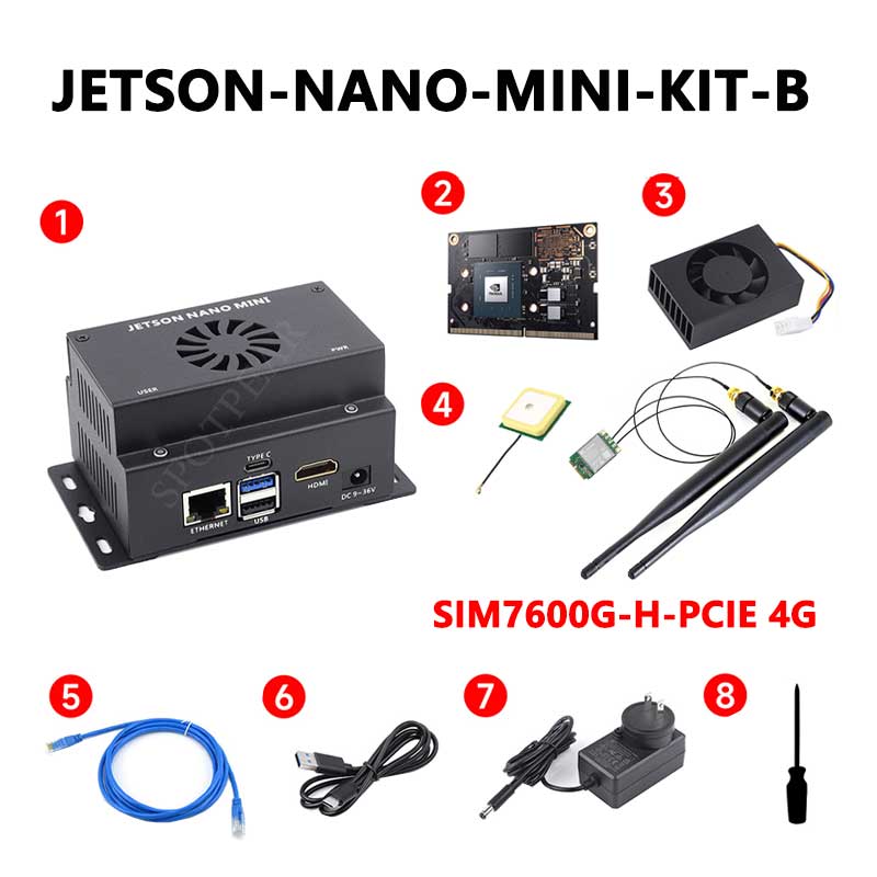 NVIDIA Jetson Nano Mini Computer Development Developer Option WiFi Or 4G Module