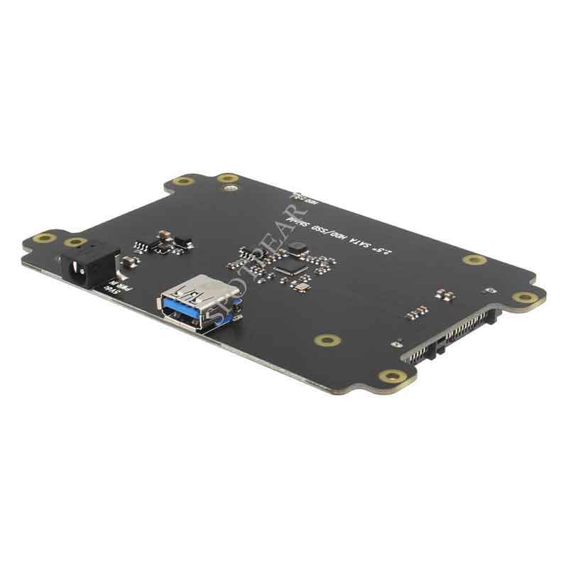 NVIDIA Jetson Nano 2.5 inch SATA SSD/HDD Shield Storage Expansion Board T300 V1.1 with Case