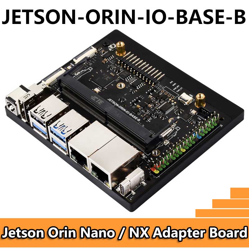 Jetson Orin Nano/NX Super Developer IO Base Development Board Dual network RJ45 For Jetson Orin Nano/NX Module