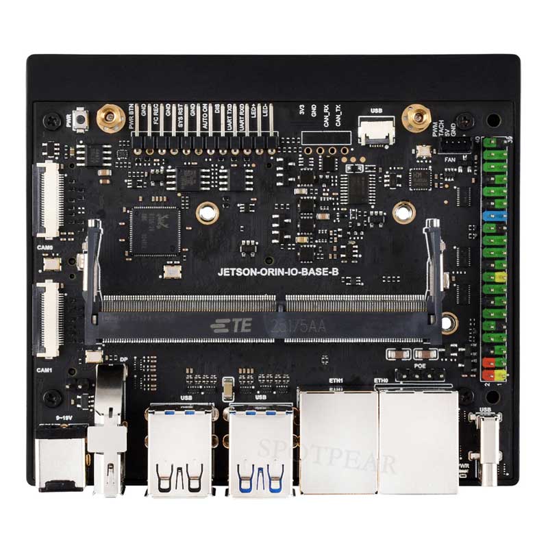 Jetson Orin Nano/NX Super Developer IO Base Development Board Dual network RJ45 For Jetson Orin Nano/NX Module