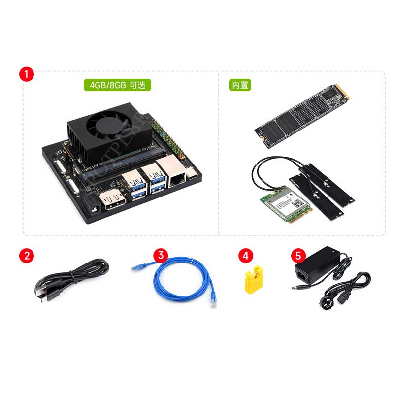 NVIDIA Jetson Orin Nano Developer Kit 4GB/8GB AI 40Tops China-Kit For Embedded and Edge Systems