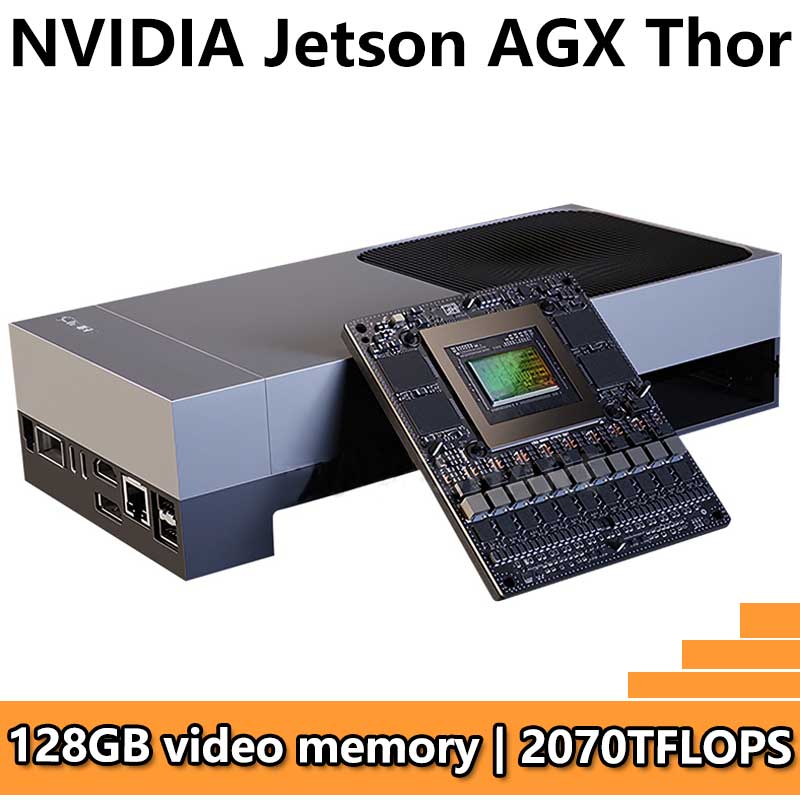 NVIDIA Jetson AGX Thor Developer Kit 2070TFLOPS FP4 AI for physical AI and humanoid robots