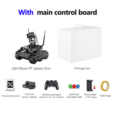 UGV Rover PT Kit AI OpenCV Robot Car MediaPipe For Jetson Orin