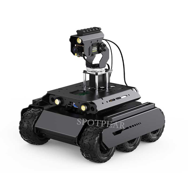 UGV Rover PT AI OpenCV Robot Car MediaPipe For Raspberry Pi