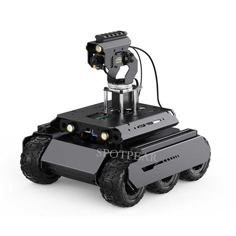 UGV Rover PT AI OpenCV Robot Car MediaPipe For Raspberry Pi