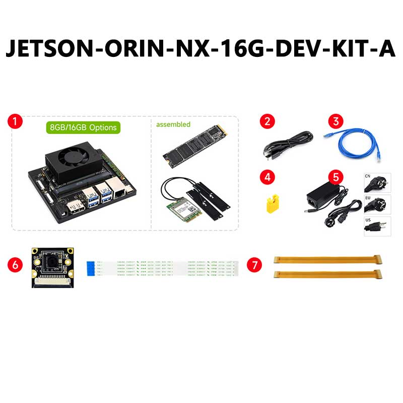 NVIDIA Jetson Orin NX Developer Kit 8GB/16GB AI 70Tops China-Kit For Embedded and Edge Systems