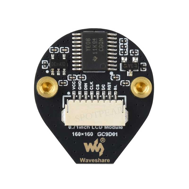 Electronic EYE 0.71 inch Round LCD Display Screen For Arduino Raspberry Pi ESP32 Pico STM32