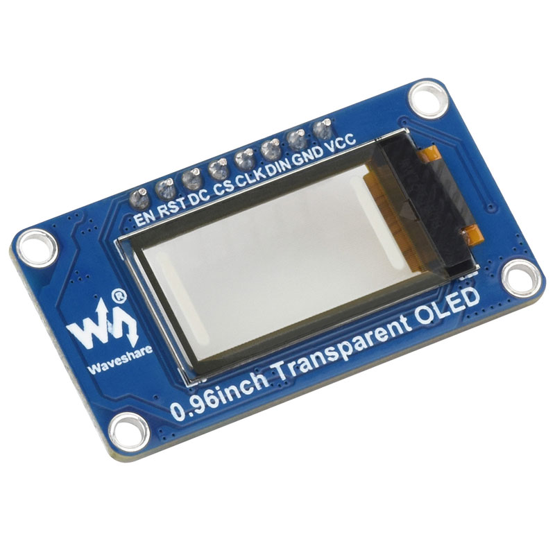 0.96inch Transparent OLED 128×64 SSD1312 For Arduino/Raspberry Pi /ESP32 /STM32