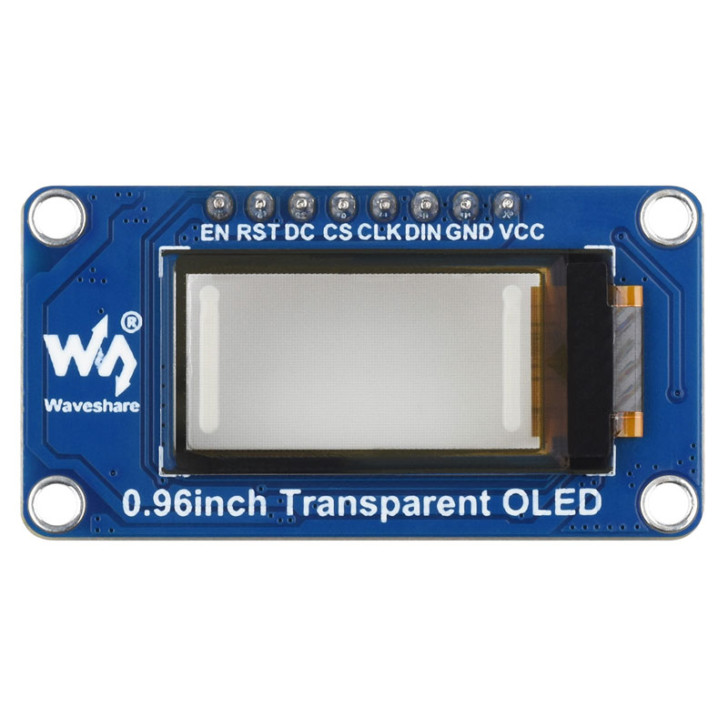 0.96inch Transparent OLED 128×64 SSD1312 For Arduino/Raspberry Pi /ESP32 /STM32
