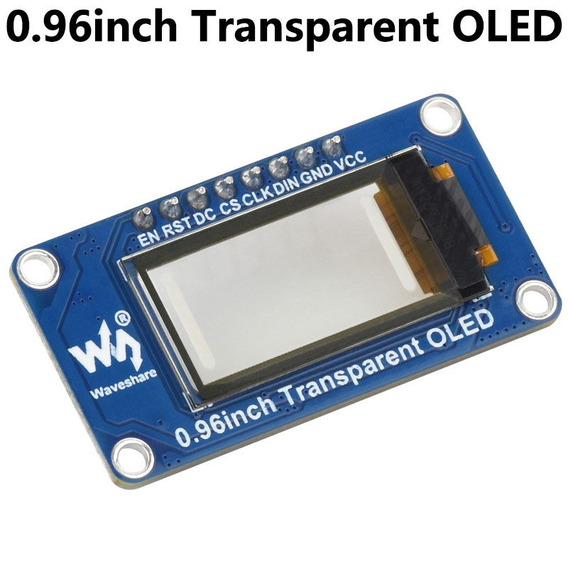 0.96inch Transparent OLED 128×64 SSD1312 For Arduino/Raspberry Pi /ESP32 /STM32