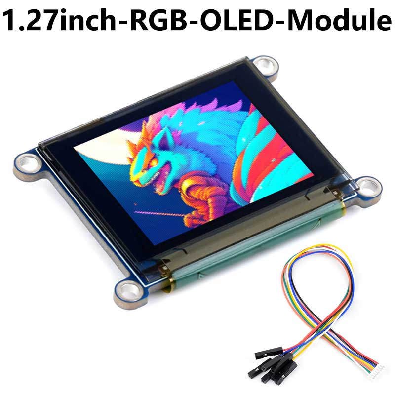 1.27inch RGB OLED Display Module 128×96 Resolution 262K Colors SPI Interface