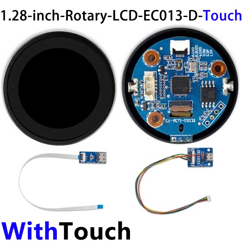 1.28 inch Round Rotary LCD Smart Screen 1.28inch Knob Display 240x240 Option Touch/No-Touch