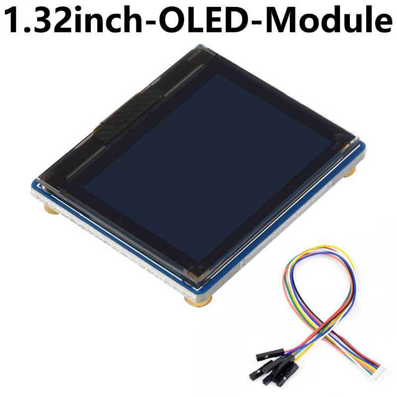 1.32inch OLED Display Module 128×96 Resolution 16 Gray Scale SPI / I2C Communication