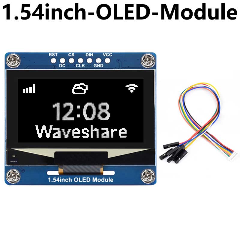 1.54inch OLED Display Module 128×64 Resolution SPI / I2C Communication
