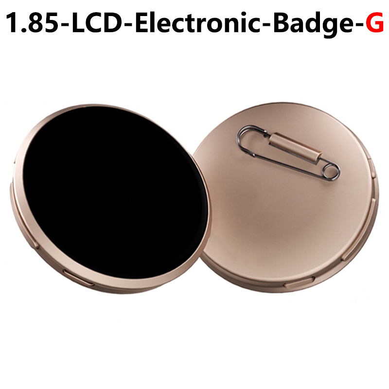 1.85-inch Round LCD Electronic Badge Display 1.85inch TouchScreen Speaker Concert Anime Convention Brooches