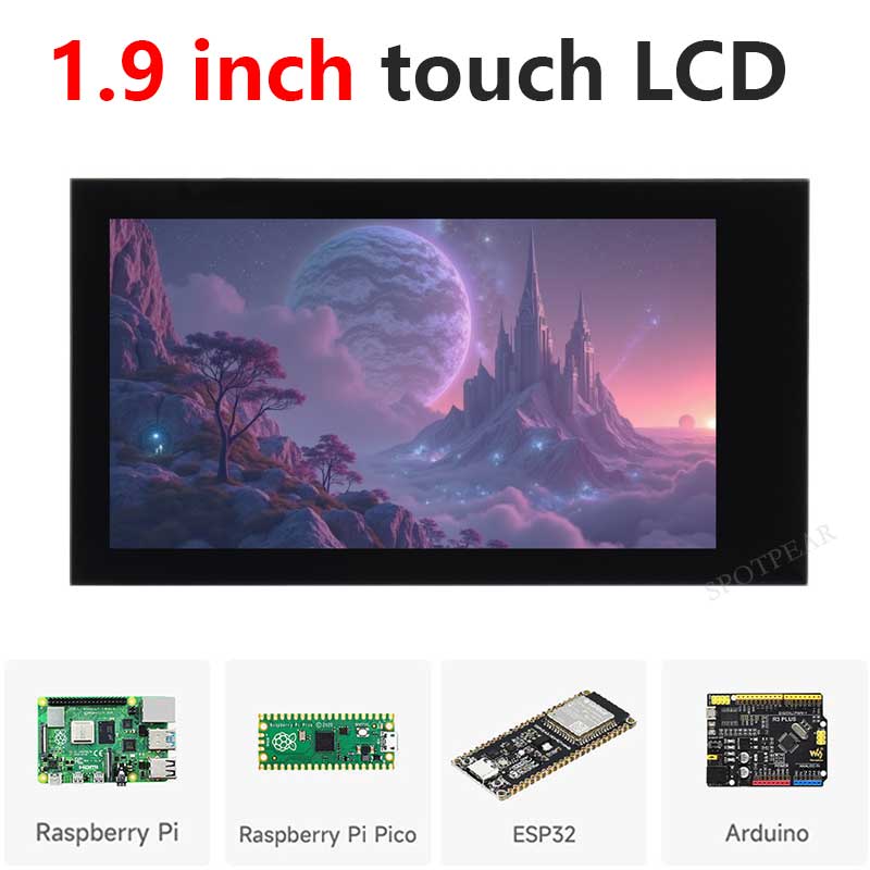 ESP32 1.9 inch LCD Capacitive TouchScreen 1.9inch Display ST7789 170x320 for Arduino /Raspberry Pi /Pico