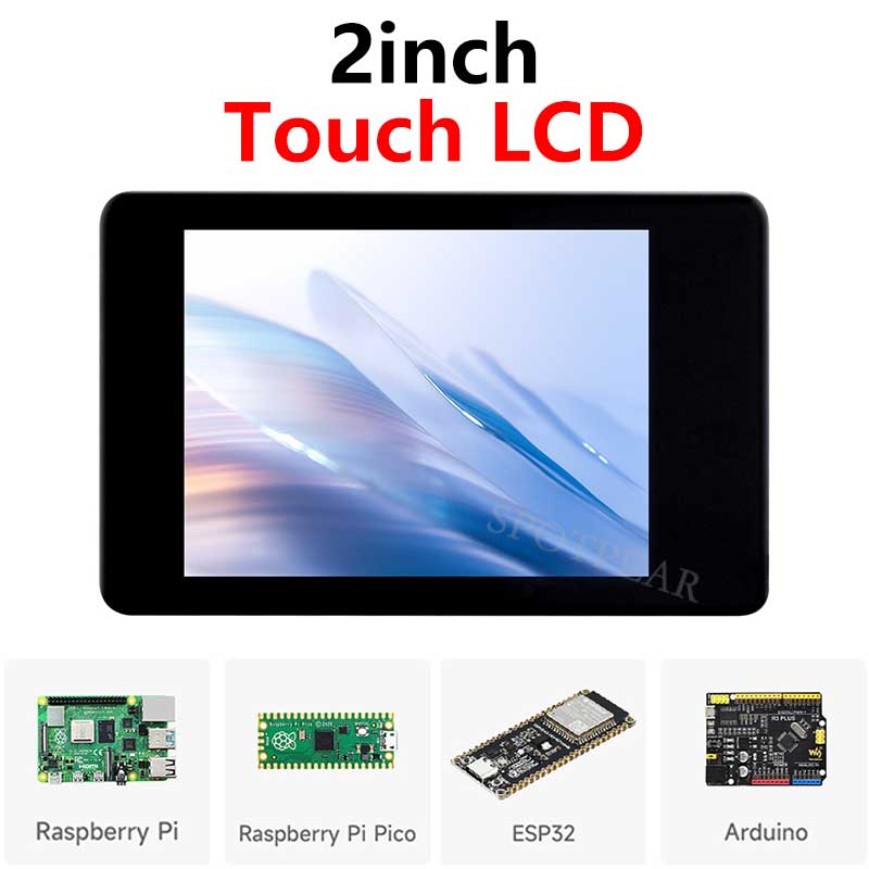 ESP32 2 inch Capacitive TouchScreen LCD Display ST7789 CST816D 240x320 For Arduino/Raspberry Pi/Pico