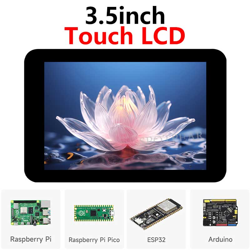 ESP32 3.5 inch Capacitive TouchScreen LCD Display ST7796 FT6336 320x480 For Arduino/Raspberry Pi/Pico