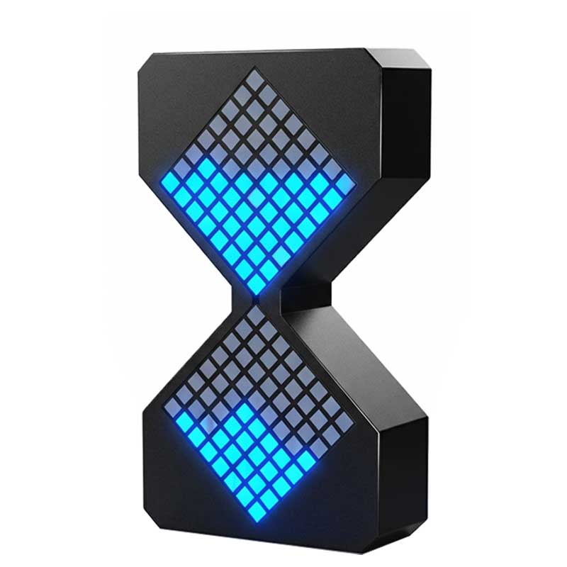 Cyberpunk LED Matrix Hourglass Gravity Sensor DIY Countdown Timer Clock STEM Educational Soldering Project for Beginners & Adult gyroscope