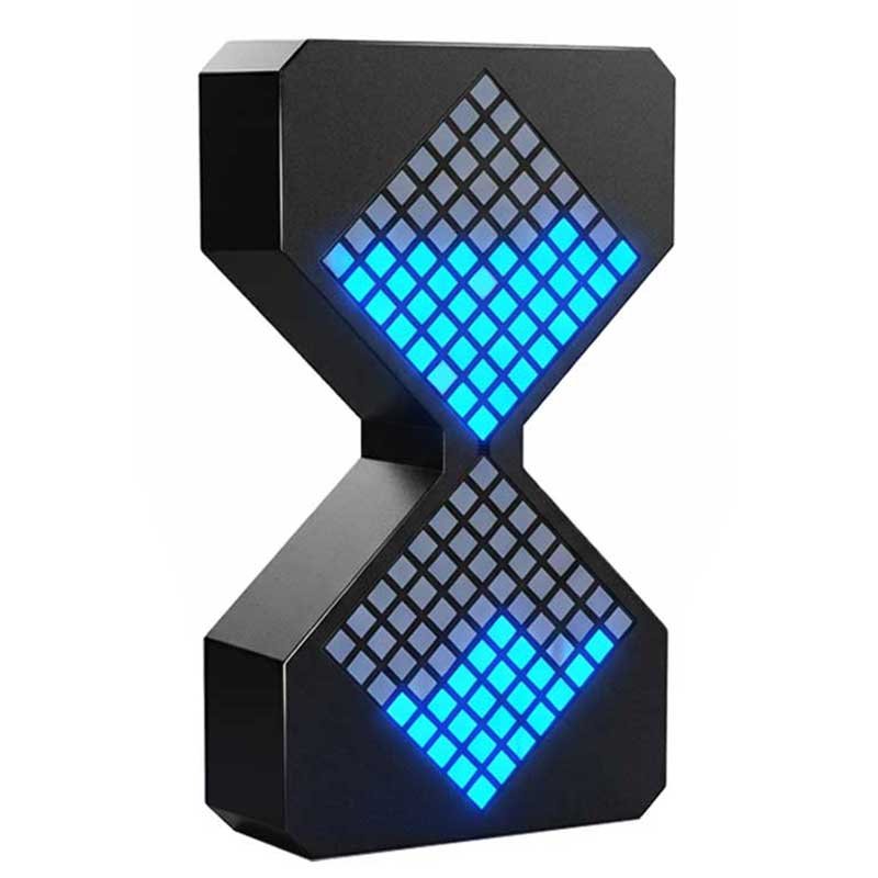 Cyberpunk LED Matrix Hourglass Gravity Sensor DIY Countdown Timer Clock STEM Educational Soldering Project for Beginners & Adult gyroscope