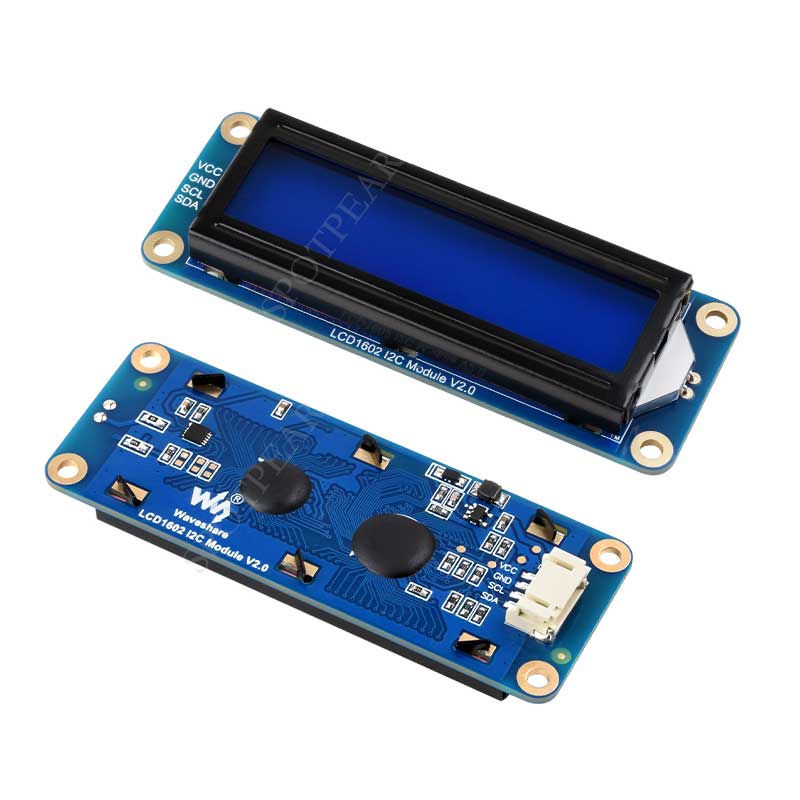 LCD1602 I2C Module PWM Adjustable backlight 3.3V/5V For Arduino/ Raspberry Pi/ Pico/ Jetson Nano/ ESP32