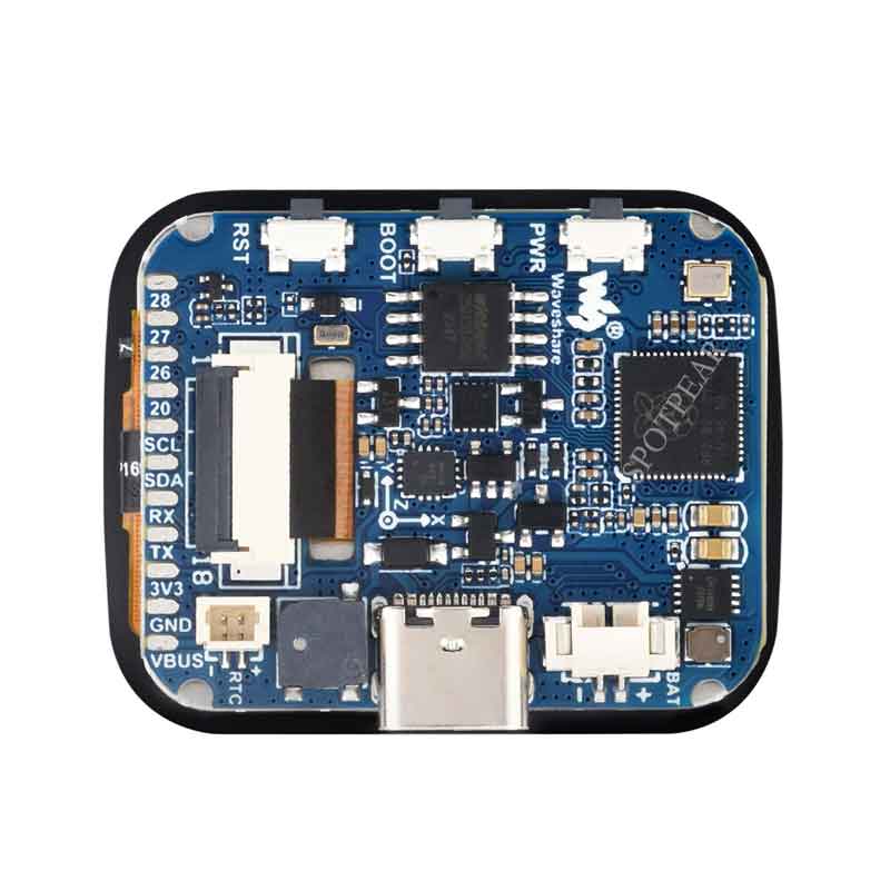 Raspberry Pi Pico RP2040 1.69 inch TouchScreen Round LCD Display With QMI8658/Buzzer/RTC For Arduino