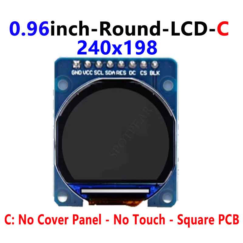 0.96inch1.3inch1.44inch1.8inch LCD Display Screen Round For Arduino Raspberry Pi ESP32 Pico STM32
