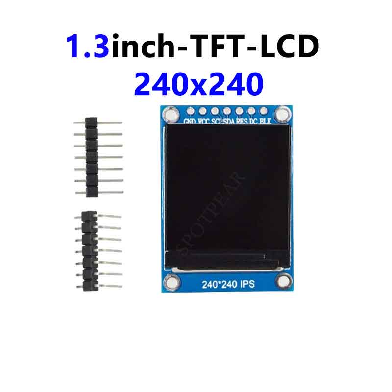 0.96inch1.3inch1.44inch1.8inch LCD Display Screen Round For Arduino Raspberry Pi ESP32 Pico STM32