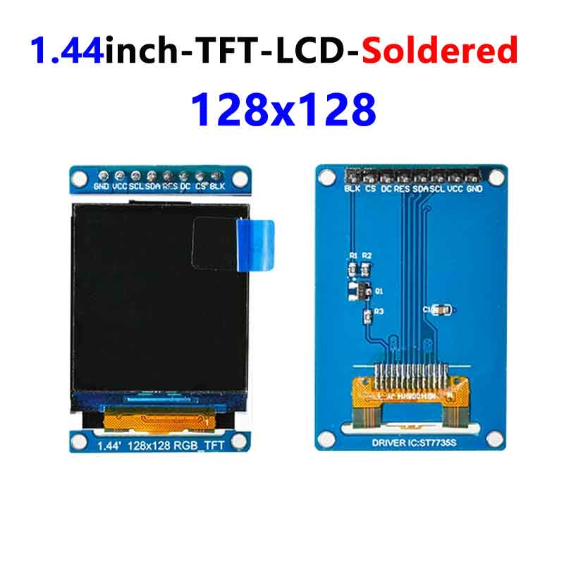 0.96inch1.3inch1.44inch1.8inch LCD Display Screen Round For Arduino Raspberry Pi ESP32 Pico STM32