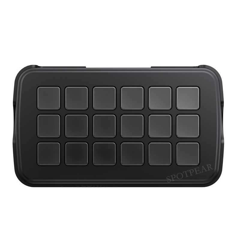 SK18 Computer AI Deepseek  Voice Keyboard Linux 18x1.58inch LCD Screen Customize keys