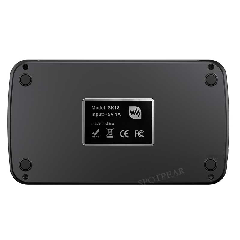 SK18 Computer AI Deepseek  Voice Keyboard Linux 18x1.58inch LCD Screen Customize keys