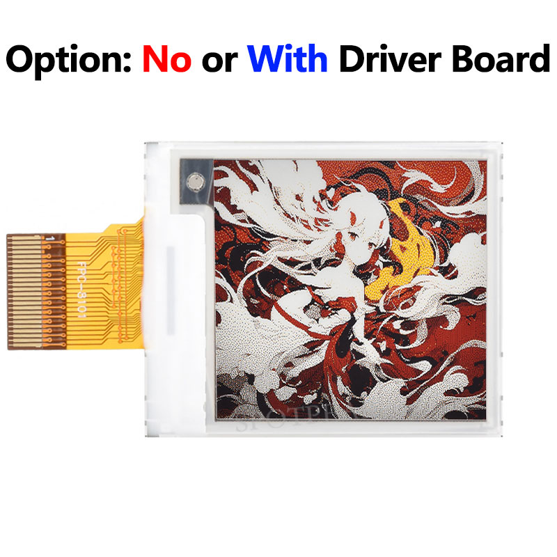 Raspberry Pi 1.54 inch e-Paper HAT+ (G) E-Ink Red/Yellow/Black/White 200x200 Screen Display For Arduino /STM32/Jetson