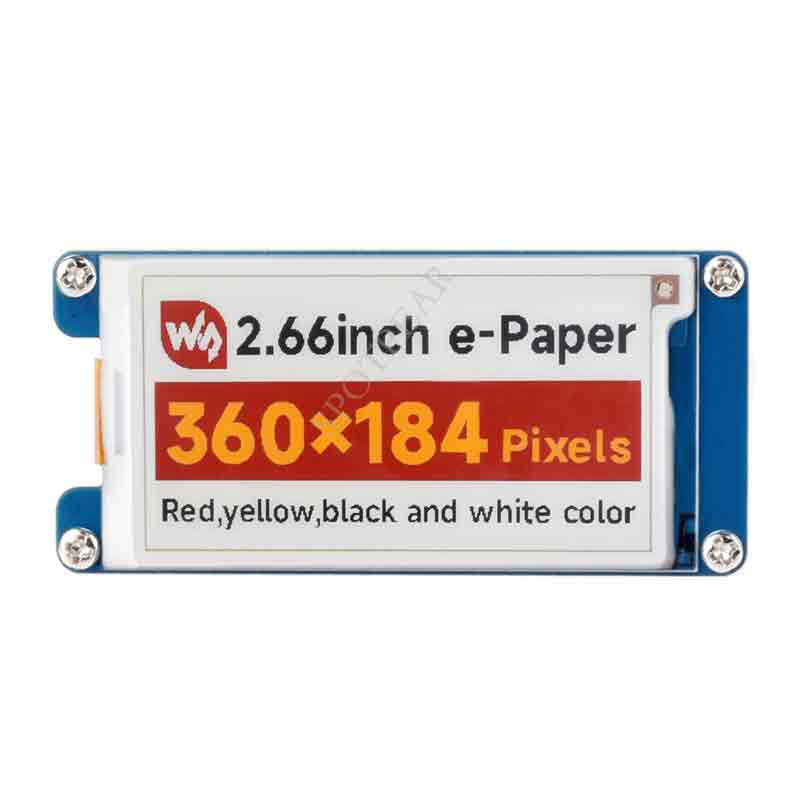 2.66inch e-Paper e-link Module 360x184 Red/Yellow/Black/White For Arduino/Raspberry Pi/STM32/Jetson