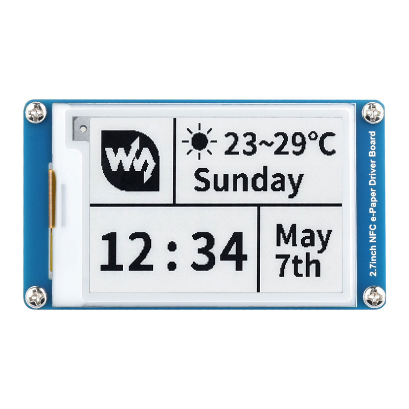 2.7inch Passive NFC Powered E Paper Module