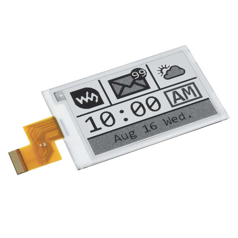 2.7inch E Ink raw display, black, white, 264x176