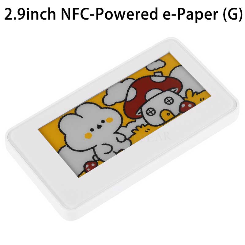 2.9 inch Passive NFC e-Paper ink (G) RYBW Display Screen No Need Battery Wireless Power & Data Transfer