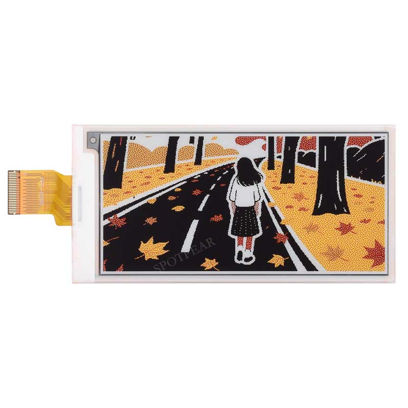 Raspberry Pi 3.5 inch e-Paper link (G) RYBW 384x184 For Arduino / Jetson Nano / STM32
