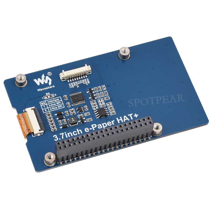 Raspberry Pi 3.7 inch e-Paper link (G) RYBW 416x240 For Arduino / Jetson Nano / STM32