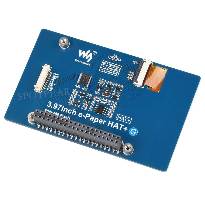 Raspberry Pi 3.97 inch e-Paper link (G) RYBW 800x480 For Arduino / Jetson / STM32 /ESP32