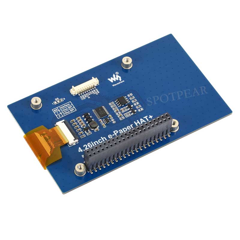 Raspberry Pi 4.26 inch e-Paper link (G) RYBW 800x480 For Arduino / Jetson / STM32 /ESP32