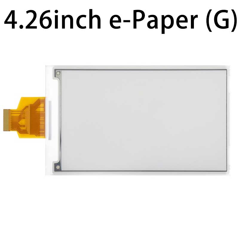 Raspberry Pi 4.26 inch e-Paper link (G) RYBW 800x480 For Arduino / Jetson / STM32 /ESP32
