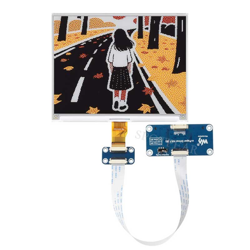 Raspberry Pi 5.83 inch e-Paper link (G) RYBW 800x480 For Arduino / Jetson / STM32 /ESP32