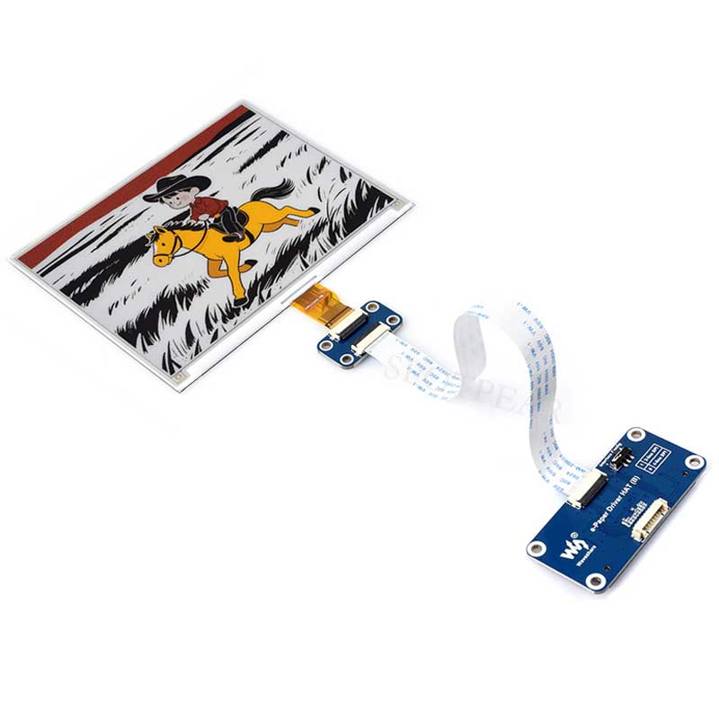Raspberry Pi 5.83 inch e-Paper link (G) RYBW 800x480 For Arduino / Jetson / STM32 /ESP32