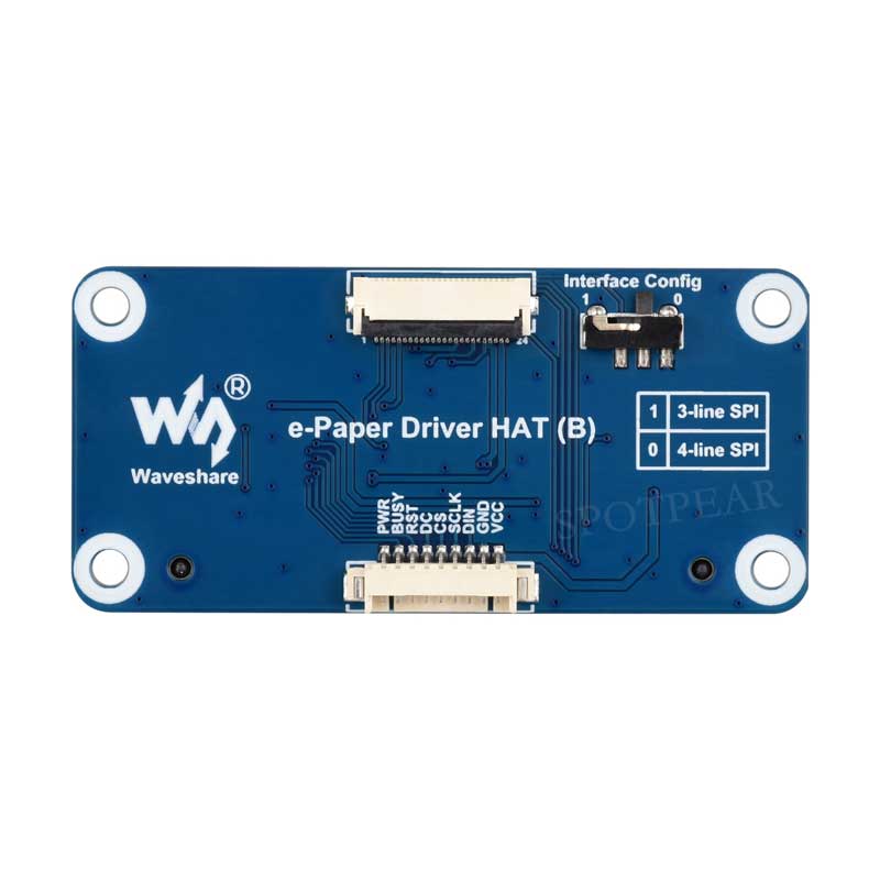 Raspberry Pi 5 inch e-Paper ink screen display black white 960×552 For Arduino /Jetson /STM32 /ESP32