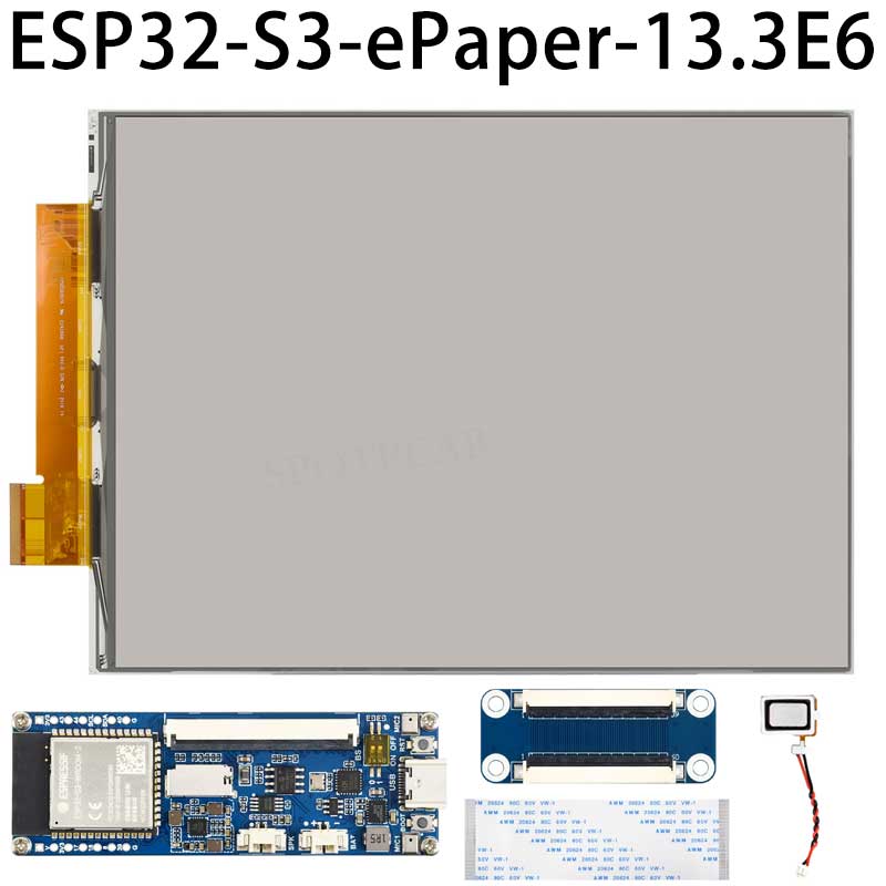 ESP32‑S3 13.3-inch E6 Full-Color E-Ink e-Paper Display