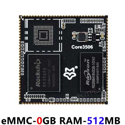 LuckFox Lyra Core RK3506B Core3506B with 512MB DDRL3 and integrated triple-core Arm Cortex-M0